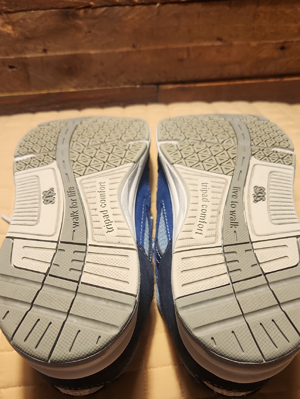 SAS Women's Tour Mesh Blue Walking Athletic Lace Up Shoes - Picture 10 of 10